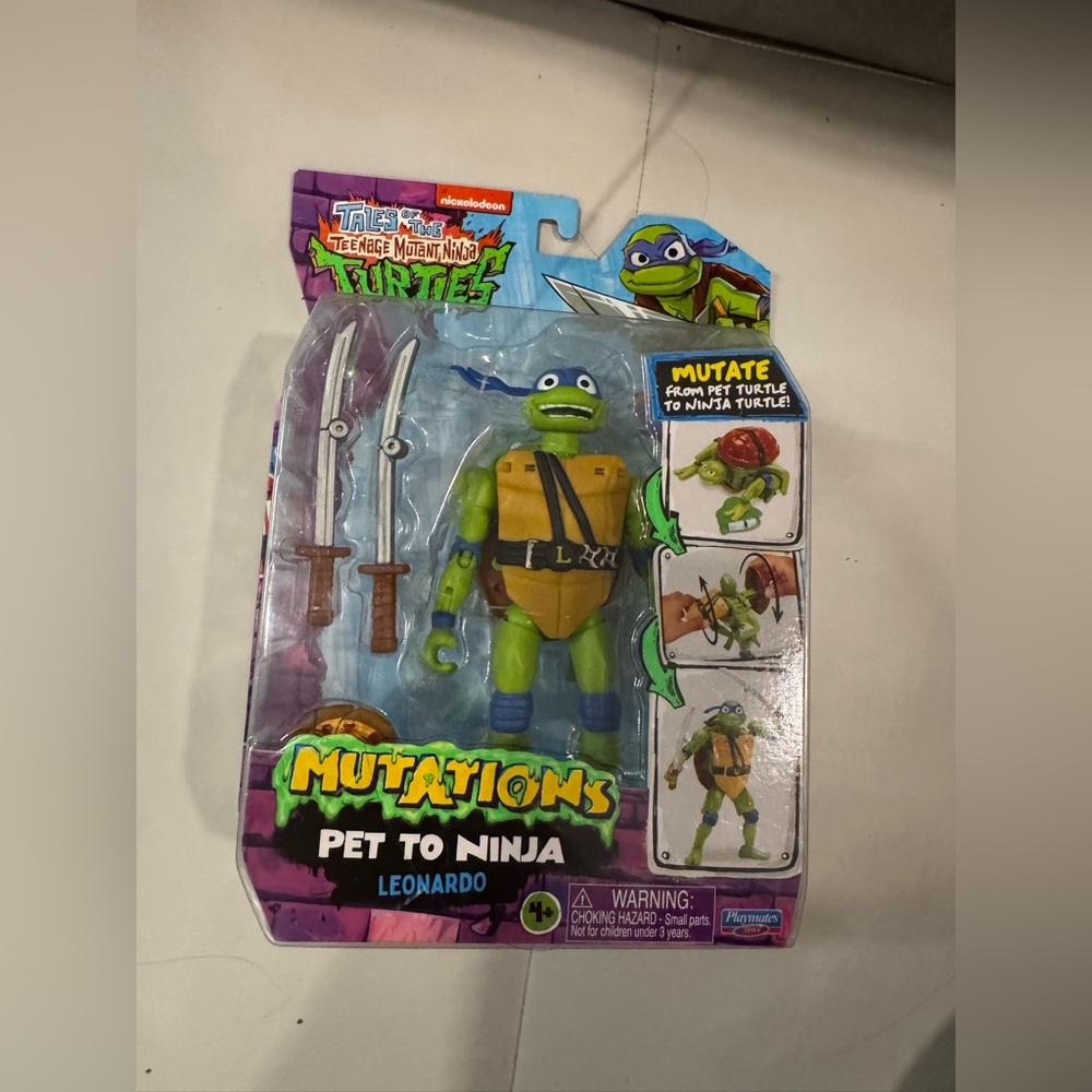 Tales Of The TMNT Mutations Pet To Ninja LEONARDO Playmates Toys 2024